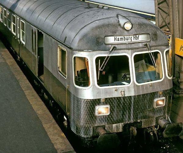 1SL17 Kiss MBS - Steuerwagen Karlsruher Kopf Ep.IV silber - Spur 1